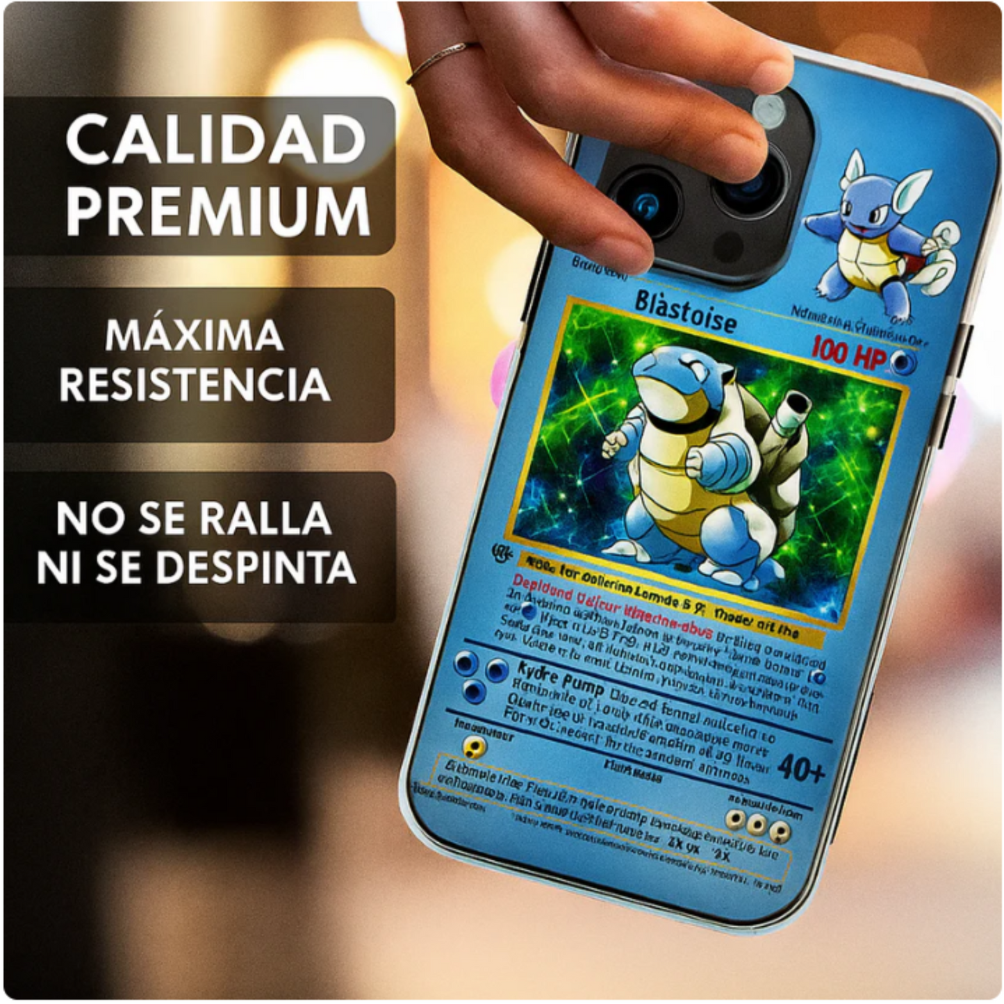 Case 3D Lenticular Pocket Creatures | Efecto cambiante + Protección Premium