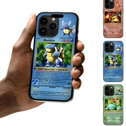 Case 3D Lenticular Pocket Creatures | Efecto cambiante + Protección Premium